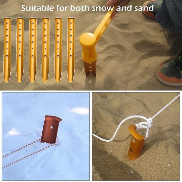 Sandspik - U-formade tältpinnar
