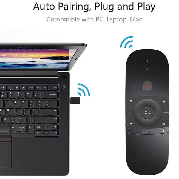 Universaalinen TV-kaukosäädin Air Mouse, langaton näppäimistö Fly Mouse