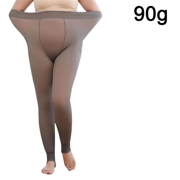 Fake Sheer Varmt Strumpbyxor Leggings Fullängdsfötter KLB