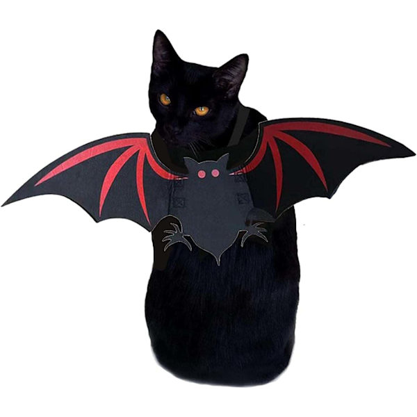 Kissan puku | Ihastuttava ainutlaatuinen Halloween-kissapuku kissalle, kissanpennulle, pienelle koiralle - Lemmikkieläinten vaatteet pienille koirille ja kissoille (sopii kaikille kissoille ja lemmikkieläimille)
