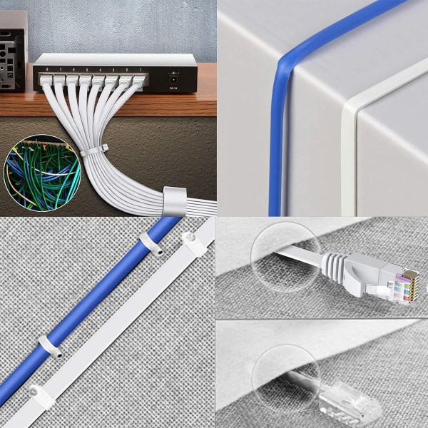 Cat6 Ethernet, Cat-6 Flat RJ45 Tietokone Internet LAN 15M