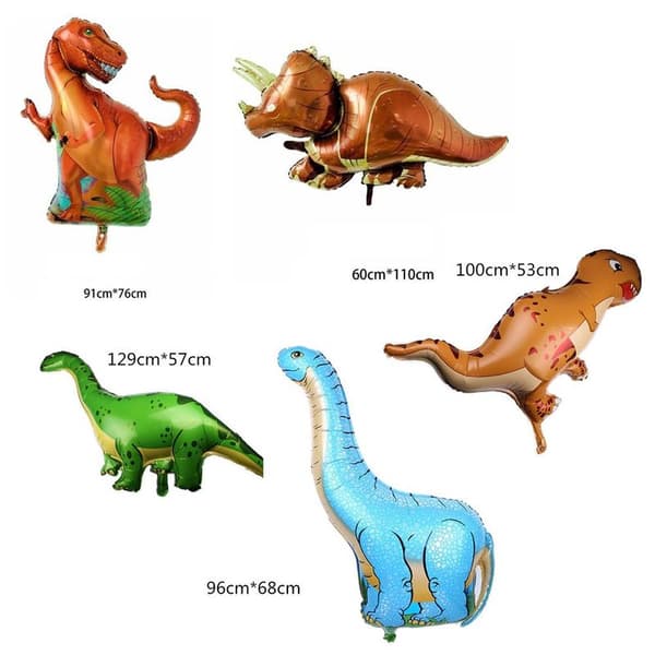 Dinosaur bursdagsfestdekorasjoner for gutter Dinosaur Ballong