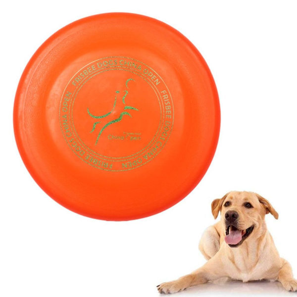 Dog Frisbee Gummi Frisbee Intelligence Toy Orange KLB