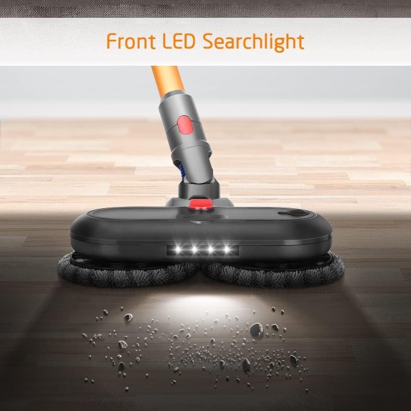 Multifunksjonell moppfeste for Dyson V7 V8 V10 V11 V15 - Med LED-lys KLB