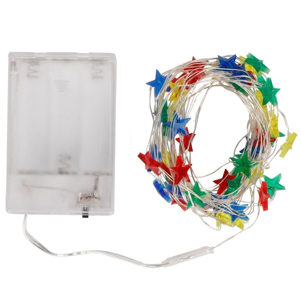 5m 50 LED femspissede stjernelys for jul KLB