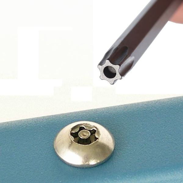 T8-T30 75mm tähtipäinen pitkä teräksinen Torx-kärkisarja Cisea