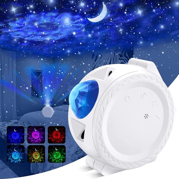 Stjernehimmelprojektor, Galaxy Star LED-projektorlampe KLB