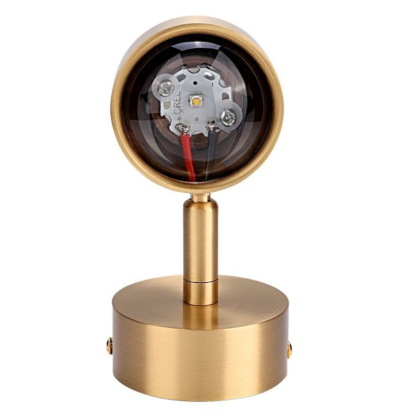 Enkel kobbervegglampe for korridortrapp KLB