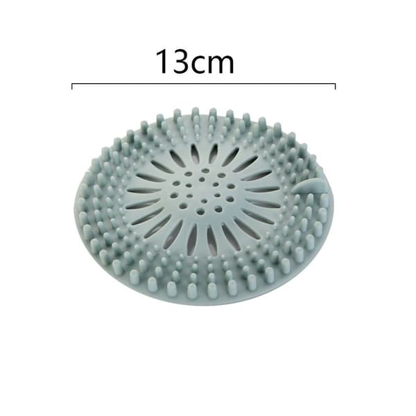 Silikon Håravfall Stopper, Dusj Avløpsdeksel, Vask, Blå
