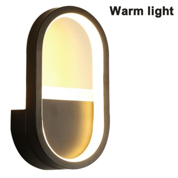 LED mini væglampe dæmpbar indendørs lys aluminium sort