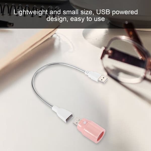 5V 1W långvarig plast mini USB LED-lampa för studier KLB