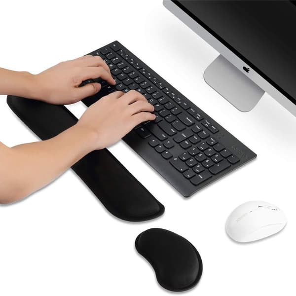 Tastatur håndleddsstøtte og musehåndleddsstøtte for