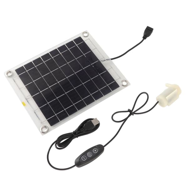 10W Dubbelsidig Monokristallin Solvattenpump Kit KLB