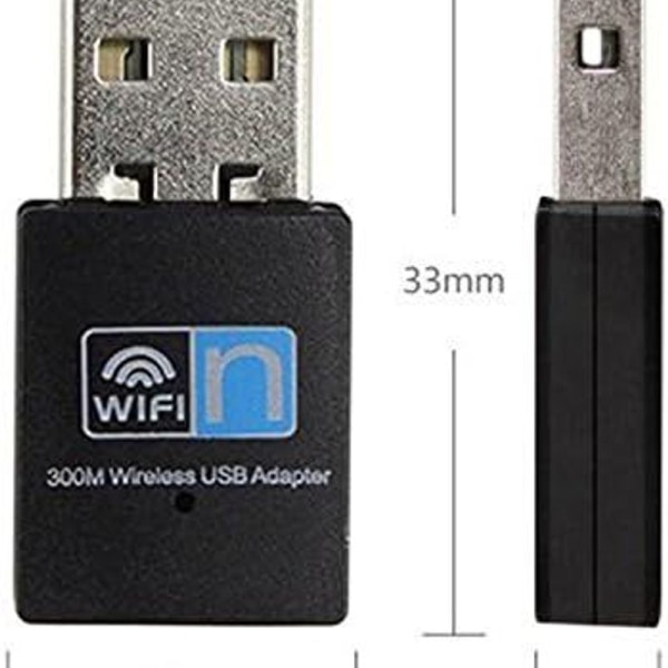 300Mbps USB WiFi-adapter, WiFi-netværkskortadapter