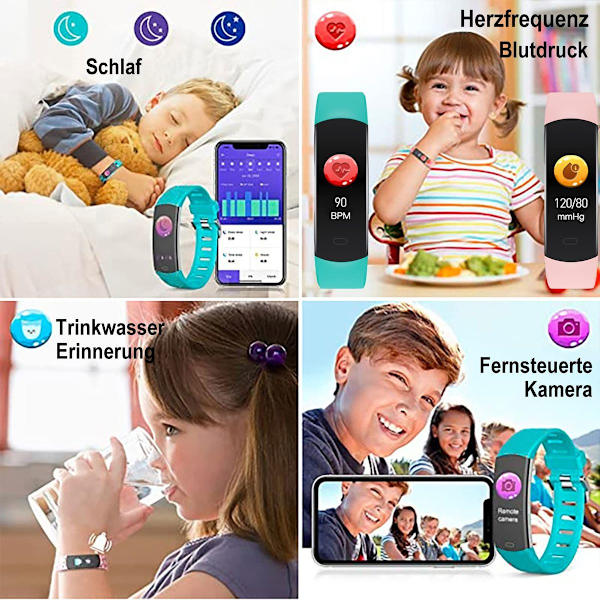 Pedometer Kids Smartwatch Fitness Tracker Barnklockor