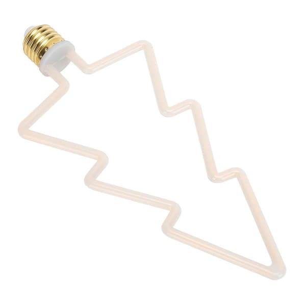 LED dekorationslampe E27/2700K 8W retro træform KLB