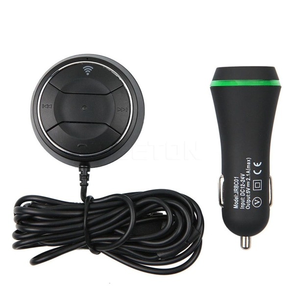 Bluetooth-mottaker bilsett med USB-billader med 2 porter og KLB