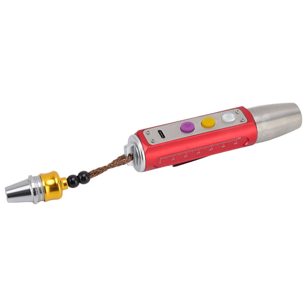 Edelstenlys, 4 lysmoduser, USB-lading, aluminiumslegering KLB