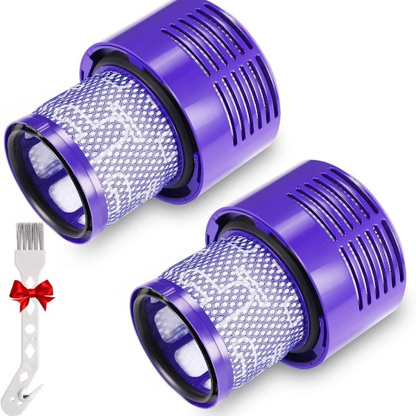Pakke med 2 filtre til Dyson V10 Sv12-serien, vaskbar