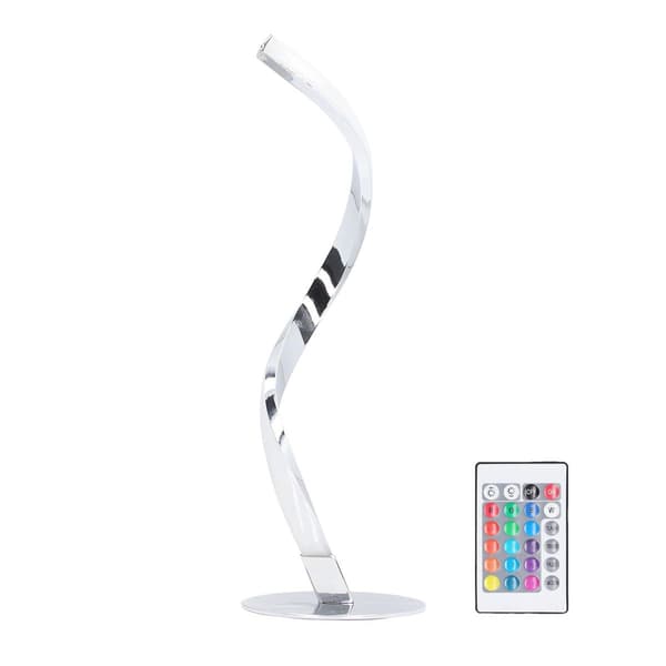 Modern RGB spiral bordslampa för sovrum, vardagsrum KLB