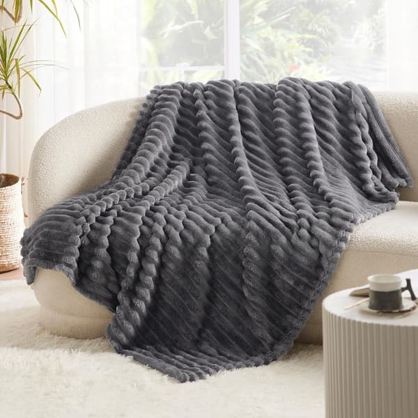 Varme tepper, korallfleece, sofa teppe, tykkere