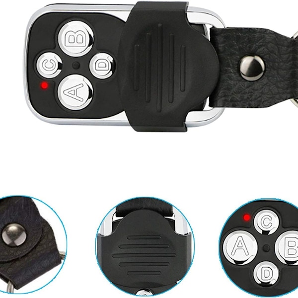 Fjärrkontroll [1 st] Elektrisk fjärrkontroll för garageport Universal fjärrkontroll