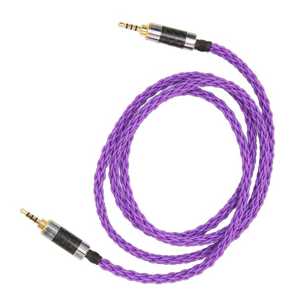 2,5 mm til 2,5 mm hovedtelefonkabel, 8-core robust 2,5 mm Aux-kabel KLB
