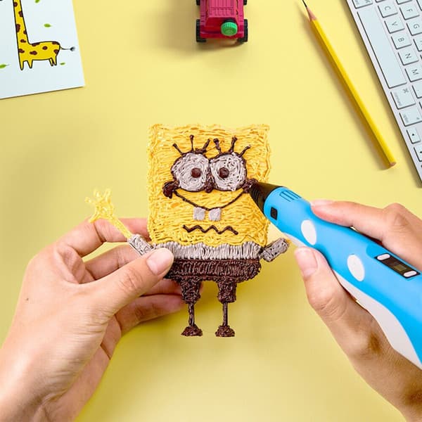 3D-utskriftpennsett Doodle-skriver Tegning 12 farger Gave til barn KLB