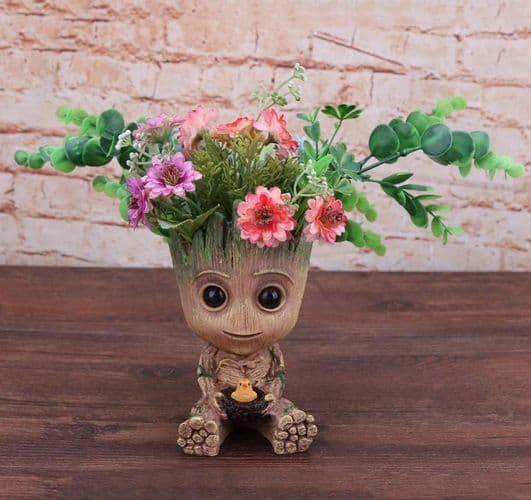 aby Groot Blomkruka - Innovativ actionfigur för växter & pennor från