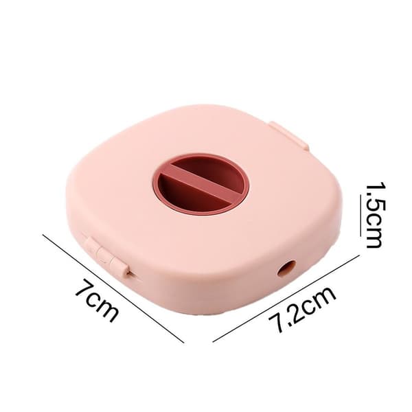 6 stycken retråkbar kabelhantering laddningskabel Nordic Pink KLB