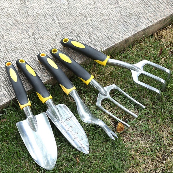 Hagespade, hagegrev, hagehåndverktøysett