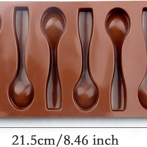Silikone chokoladeskimmel ske ske silikone bageform til chokolade 3 silikone