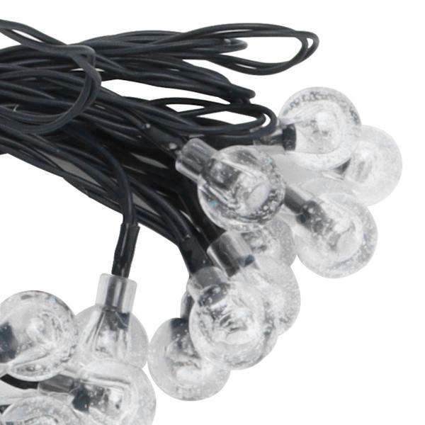 Aurinkoenergiaa käyttävät 20 LED-valosarja 8 tilalla ulko-, piha- ja puutarhakäyttöön KLB