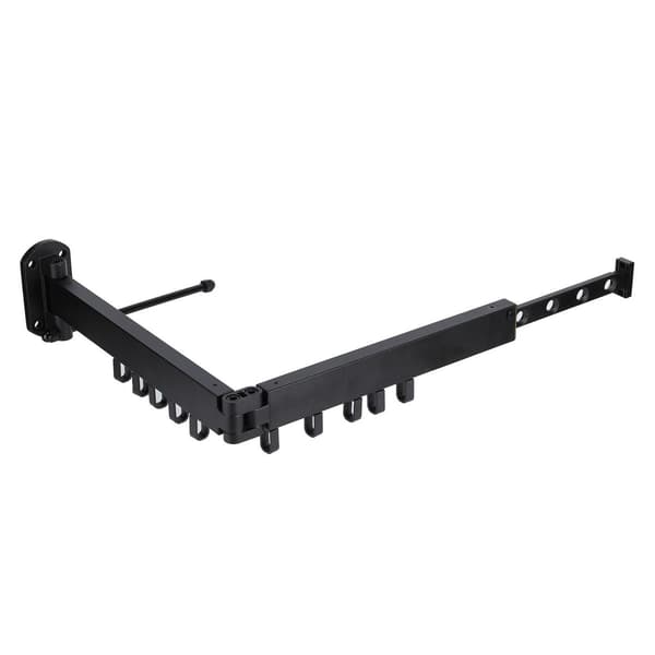 Sammenklappelig Retrahable Hanger Rack Vægmonteret 90kg KLB