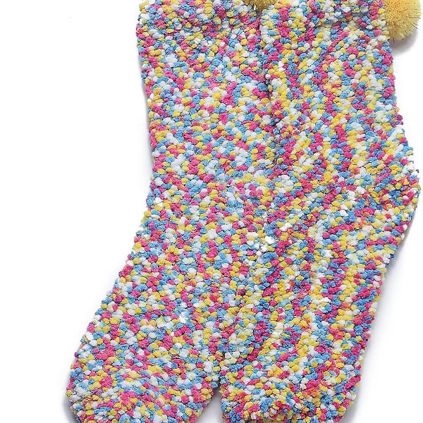 Jarseen 2 Presentförpackning Gosiga Sockor Mjuka Bekväma Varma Fluffiga Hussockor för KLB
