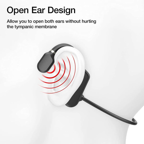 Öppna-öra hörlurar, trådlösa luftledningshörlurar