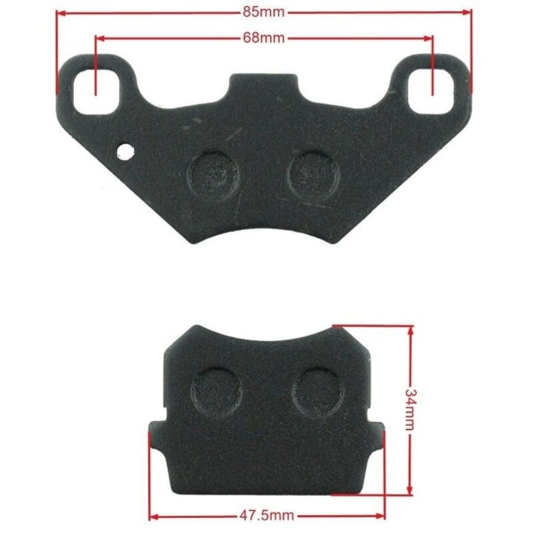 Bremseskiver for ATV Quad, 50-250cc