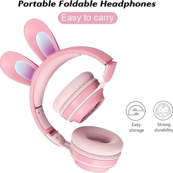 Kids Bluetooth Headset Bærbar Foldbar Stereo Trådløs