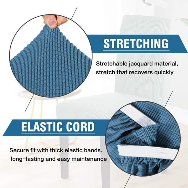 Stretch spisebordsstoltrekk, spisestuestoltrekk