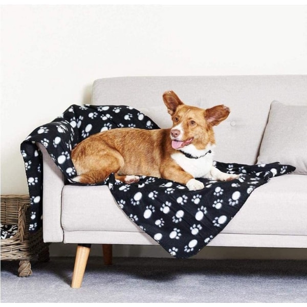 3 stk Fluffy Pet Blanket Plush Vaskbar Katt Teppe Super Myk og Varm Sofa Puter Myke Matter Sengeteppe for Hund og Katt(100*70cm)