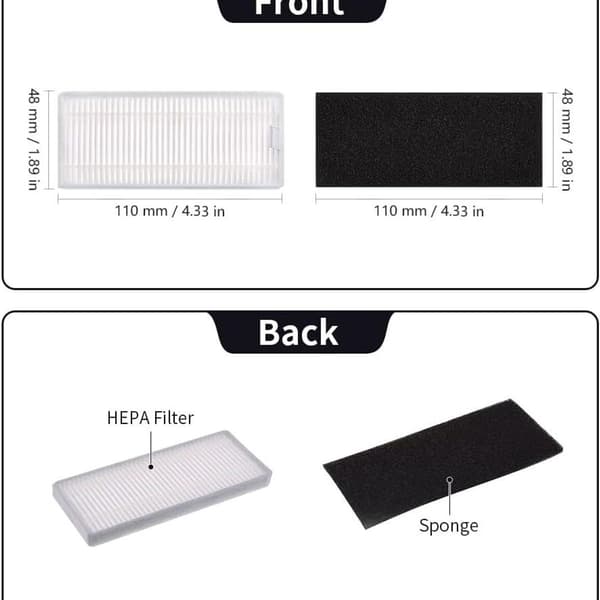 Neutop reservedele til eufy RoboVac 11S, 15T, 30C, 12, 25C (13 dele)