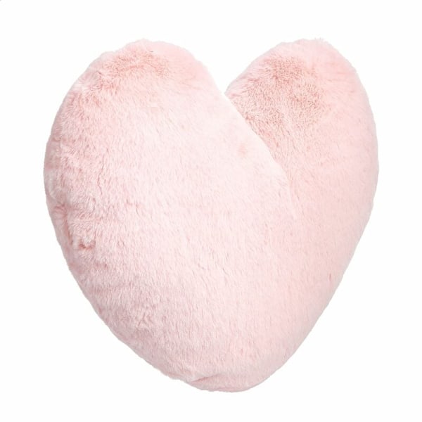 Basics Polyester Decorative Pillow, 45 x 41 cm, Peony Pink Heart KLB