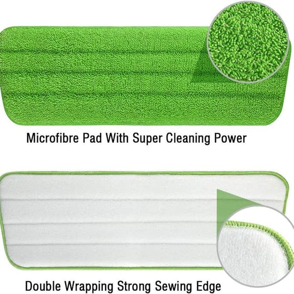 Spraymopp Mikrofiberdynor, Mikrofiber Rengöringsdynor för Spraymoppar och Reveal KLB