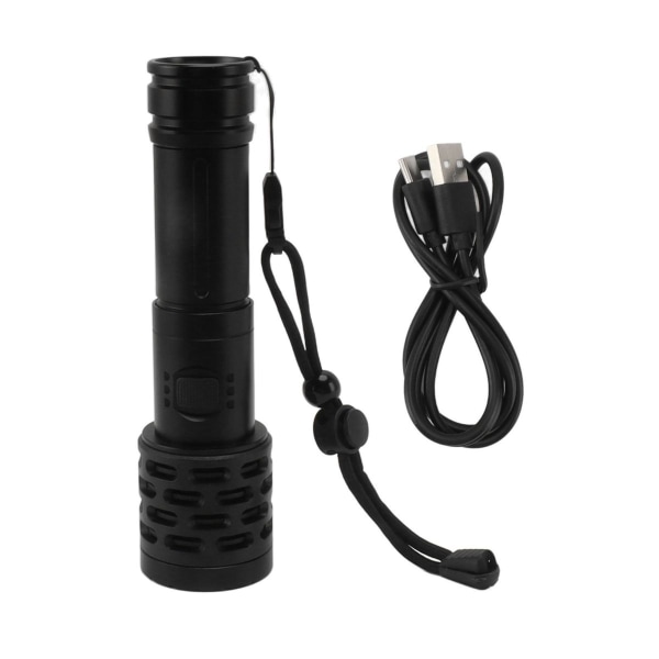 LED-ficklampa, 1050 lm, superljus, 200 m lång räckvidd, zoombar KLB