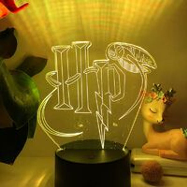 Anime 3D Harry Potter-lampa vid sängen Cool World Of KLB