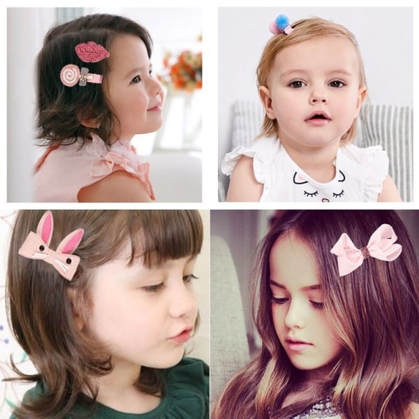 18 STK (lilla) små jenter hårspenner sett, hårspenner, hårtilbehør til baby jenter, småbarn, barn, som bursdag, jul, julegave