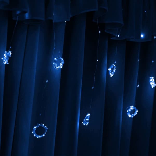 LED-gardinlyssnor for soveromhagefest KLB