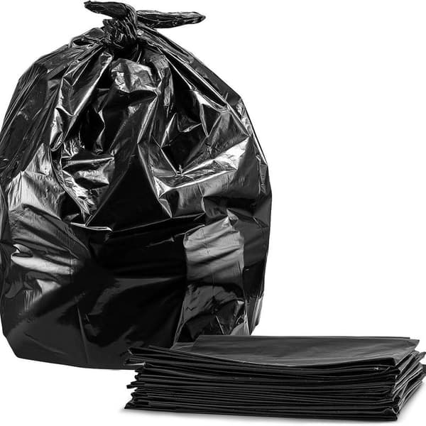 Suuret, mustat, kestävät roskapussit