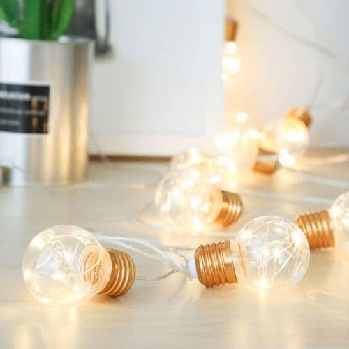 4m LED G45-lamput, jouluvalot, lämmin valkoinen