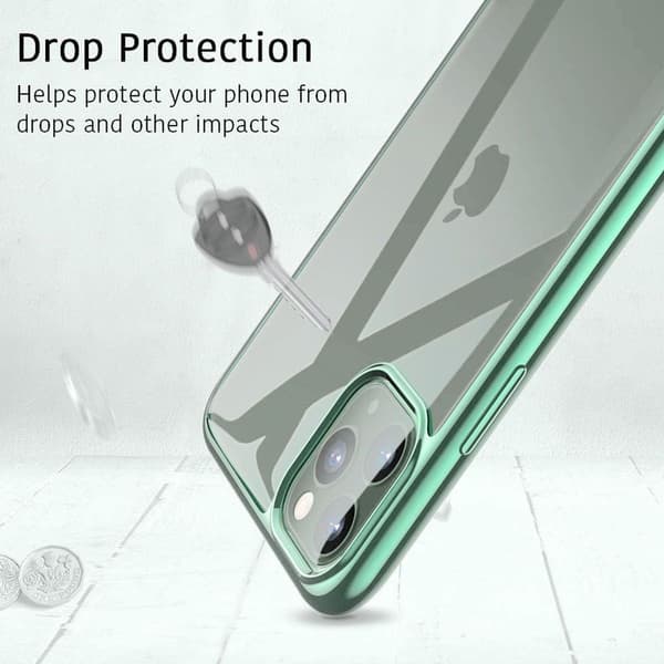 Klar silikon designet for iPhone 11 Pro-deksel - Tynn, klar, myk TPU